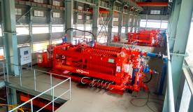 Copper, iron and pyrites concentrate filtration plant